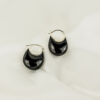 Katia Earrings Black -Hoops