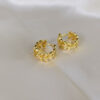 Guess Big Earrings Golden - Image 2