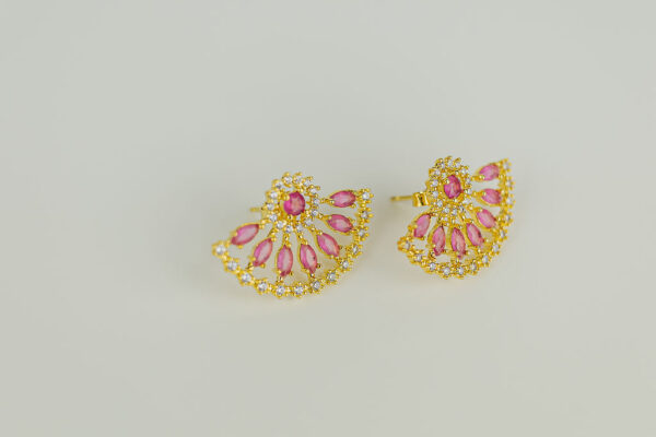 Clearine Bohemian Earrings Gold - Image 2