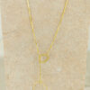 Circle Charm Gold Necklace