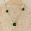 Green Emerald Necklace